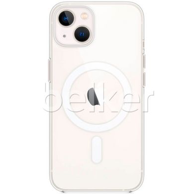 Силиконовый чехол для iPhone 13 MagSafe Прозрачный