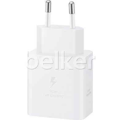 Зарядное устройство Samsung Compact Power Adapter 45W + кабель Type-C to Type-C (EP-T4511XWEGEU) Белое