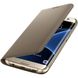 Чехол книжка для Samsung Galaxy S7 Edge G935 Flip Wallet Cover Копия Золотой в магазине belker.com.ua