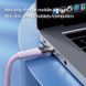 Кабель USB-C на USB-C Rock Z21 Transparency 100W Сиреневый в магазине belker.com.ua
