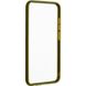 Противоударный чехол для Samsung Galaxy A51 (A515) Gelius Bumper case Черный Зелёный в магазине belker.com.ua