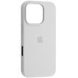 Чехол для iPhone 16 Pro Max Silicone Case (replica) Белый