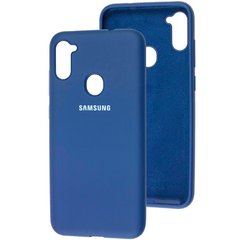 Чехол для Samsung Galaxy A11 (A115) Silicone Case Синий смотреть фото | belker.com.ua