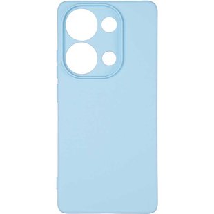 Чехол для Xiaomi Redmi Note 13 Pro 4G Full soft case Голубой