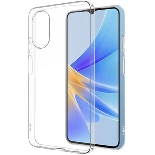 Силиконовый чехол для Oppo A17k Hoco ультратонкий Прозрачный