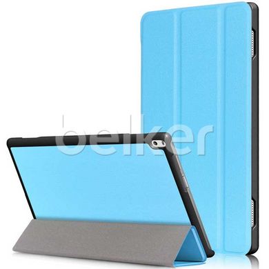 Чехол для Lenovo Tab 4 10.1 Plus x704 Moko кожаный Голубой смотреть фото | belker.com.ua