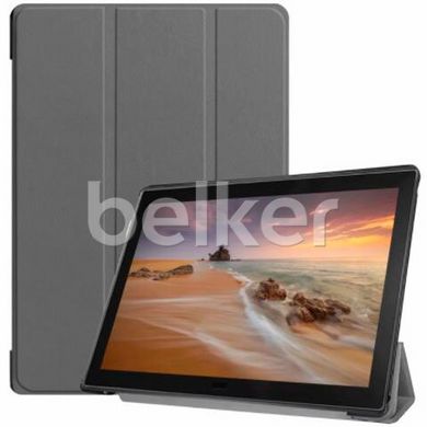Чехол для Lenovo Tab E10 10.1 x104 Moko кожаный Серый смотреть фото | belker.com.ua