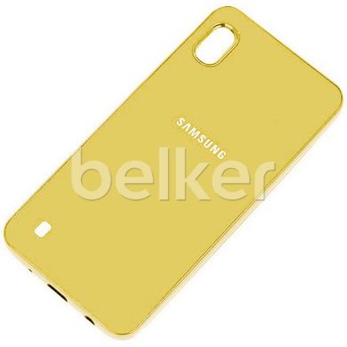 Чехол для Samsung Galaxy A10 2019 (A105) Soft glass case Жёлтый смотреть фото | belker.com.ua