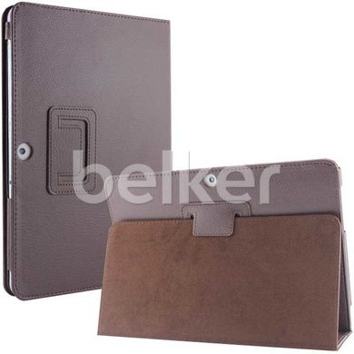 Чехол для Samsung Galaxy Tab 2 10.1 P5100 TTX Кожаный Коричневый смотреть фото | belker.com.ua