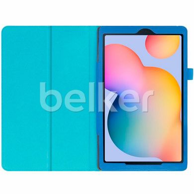 Чехол для Samsung Galaxy Tab S6 Lite 10.4 P610 ТТХ Кожаный Голубой смотреть фото | belker.com.ua