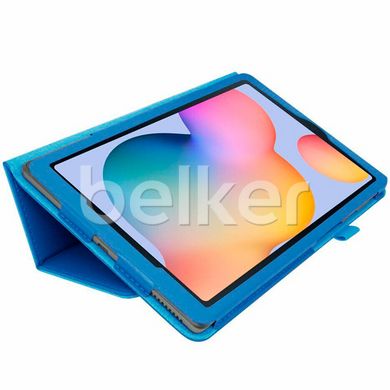 Чехол для Samsung Galaxy Tab S6 Lite 10.4 P610 ТТХ Кожаный Голубой смотреть фото | belker.com.ua