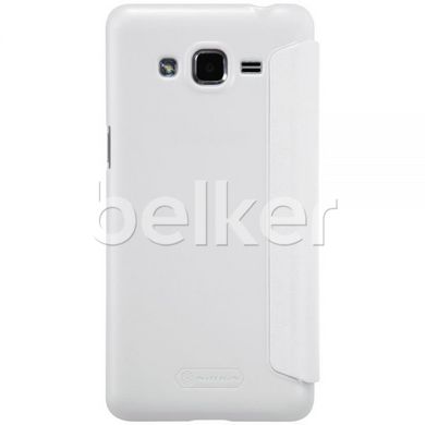 Чехол книжка для Samsung Galaxy J2 J200 Nillkin Spark Белый смотреть фото | belker.com.ua