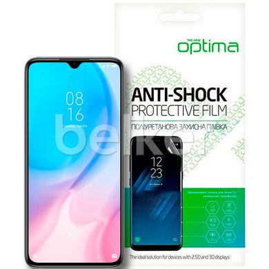Противоударная TPU пленка Xiaomi Mi 9 Lite Optima Anti-Shock Прозрачный смотреть фото | belker.com.ua