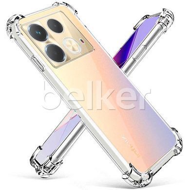 Противоударный силиконовый чехол Infinix Note 40 Gelius Proof Прозрачный