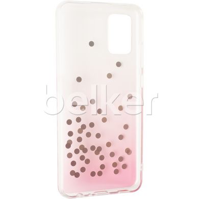 Силиконовый чехол для Samsung Galaxy A02s (A025) Crystal Shine case Розовый смотреть фото | belker.com.ua