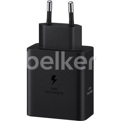 Зарядное устройство Samsung 50W Power Adapter + кабель Type-C to Type-C (EP-T5020XBEGEU) Черное