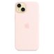 Чехол Apple Silicone Case MagSafe для iPhone 15 Plus Розовый в магазине belker.com.ua