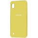 Чехол для Samsung Galaxy A10 2019 (A105) Soft glass case Жёлтый в магазине belker.com.ua