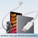 Кабель Type-C to Lightning Rock Flash Charge Series 27W Z20 1 метр Белый в магазине belker.com.ua