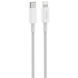 Кабель Type-C to Lightning Rock Flash Charge Series 27W Z20 1 метр Белый в магазине belker.com.ua