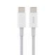 Кабель USB-C на USB-C Rock Flash Charge Series Z20 60W 1 метр Белый в магазине belker.com.ua