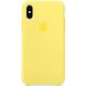 Силиконовый чехол для iPhone X Apple Silicone Case Жёлтый в магазине belker.com.ua