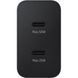 Зарядное устройство Samsung 50W Power Adapter + кабель Type-C to Type-C (EP-T5020XBEGEU) Черный в магазине belker.com.ua