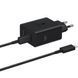 Зарядное устройство Samsung 50W Power Adapter + кабель Type-C to Type-C (EP-T5020XBEGEU) Черный в магазине belker.com.ua