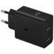 Зарядное устройство Samsung 50W Power Adapter + кабель Type-C to Type-C (EP-T5020XBEGEU) Черный в магазине belker.com.ua