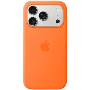 Чехол для iPhone 18 Pro Max Silicone Case (replica) Оранжевый