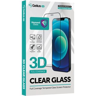 Защитное стекло для iPhone 16 Gelius Pro 3D Черное