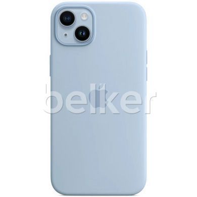 Чехол для iPhone 14 Plus Silicone Case (replica) Глубой