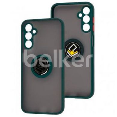 Чехол для Samsung Galaxy M14 (M146) LikGus Ring case Зеленый