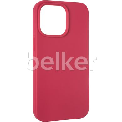 Чехол для iPhone 13 Pro Full Soft Case Hoco Малиновый