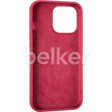 Чехол для iPhone 13 Pro Full Soft Case Hoco Малиновый