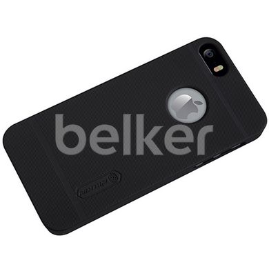 Чехол для iPhone 5 Nillkin super Frosted Shield Черный Черный смотреть фото | belker.com.ua