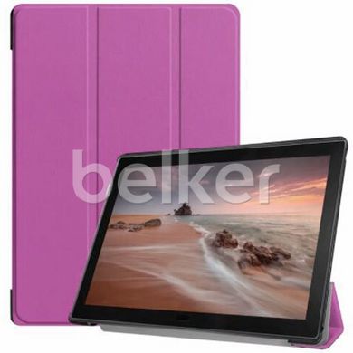 Чехол для Lenovo Tab E10 10.1 x104 Moko кожаный Фиолетовый смотреть фото | belker.com.ua