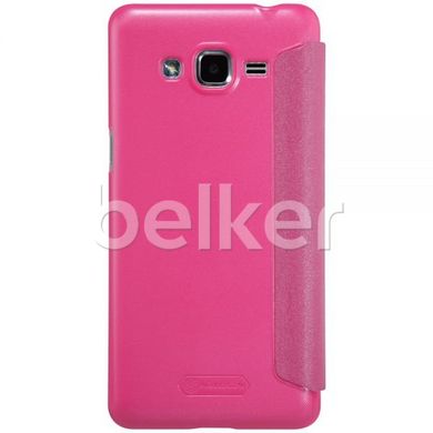 Чехол книжка для Samsung Galaxy J2 J200 Nillkin Spark Розовый смотреть фото | belker.com.ua