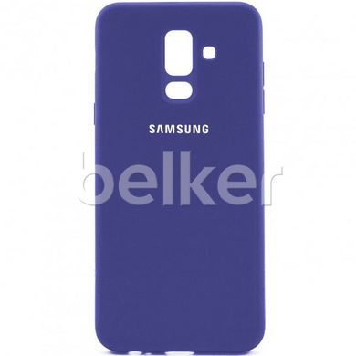 Оригинальный чехол для Samsung Galaxy J8 2018 (J810) Soft Case Фиолетовый смотреть фото | belker.com.ua