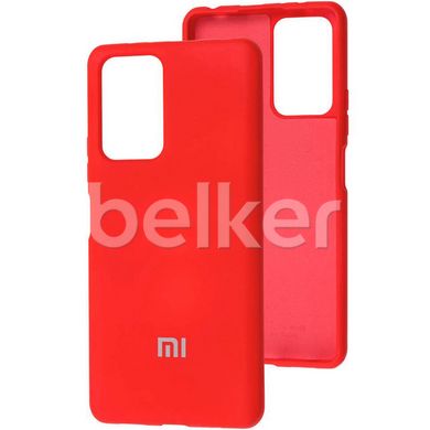 Оригинальный чехол для Xiaomi Redmi Note 10 Pro Full Soft case Красный