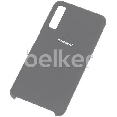 Оригинальный чехол Samsung Galaxy A7 2018 (A750) Silicone Case Серый смотреть фото | belker.com.ua