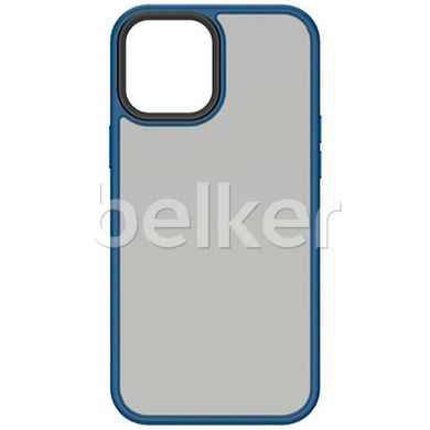 Противоударный чехол для iPhone 12 Rock Guard series matte Синий смотреть фото | belker.com.ua