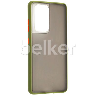 Противоударный чехол для Samsung Galaxy S21 Ultra (G998) LikGus Оливковый смотреть фото | belker.com.ua
