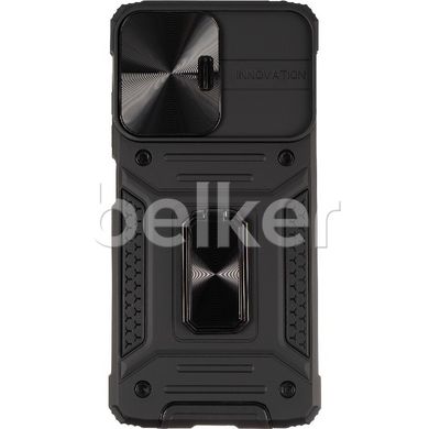 Противоударный чехол для Motorola G72 Gelius Hard Defence PC Series (Camera slider) Черный