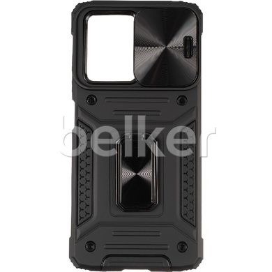 Противоударный чехол для Motorola G72 Gelius Hard Defence PC Series (Camera slider) Черный