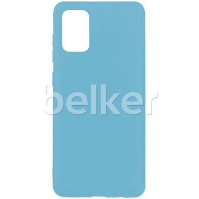 Силиконовый чехол для Samsung Galaxy A02s (A025) Honor Umatt TPU Голубой смотреть фото | belker.com.ua