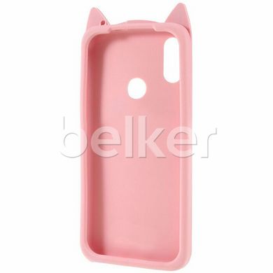 Силиконовый чехол для Samsung Galaxy A10s (A107) Cute Cat case Розовый смотреть фото | belker.com.ua