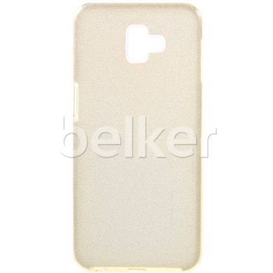 Силиконовый чехол для Samsung Galaxy J6 Plus (J610) Remax Glitter Silicon Золотой смотреть фото | belker.com.ua