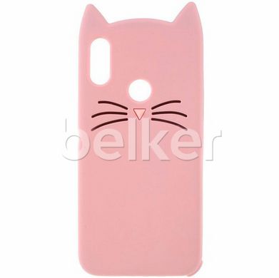 Силиконовый чехол для Samsung Galaxy A10s (A107) Cute Cat case Розовый смотреть фото | belker.com.ua