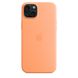 Чехол Apple Silicone Case MagSafe для iPhone 15 Plus Оранжевый в магазине belker.com.ua